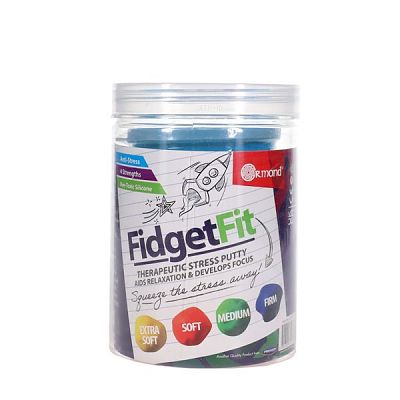 Ormond 4 Pack Fidget Fit Therapeutic Stress Putty