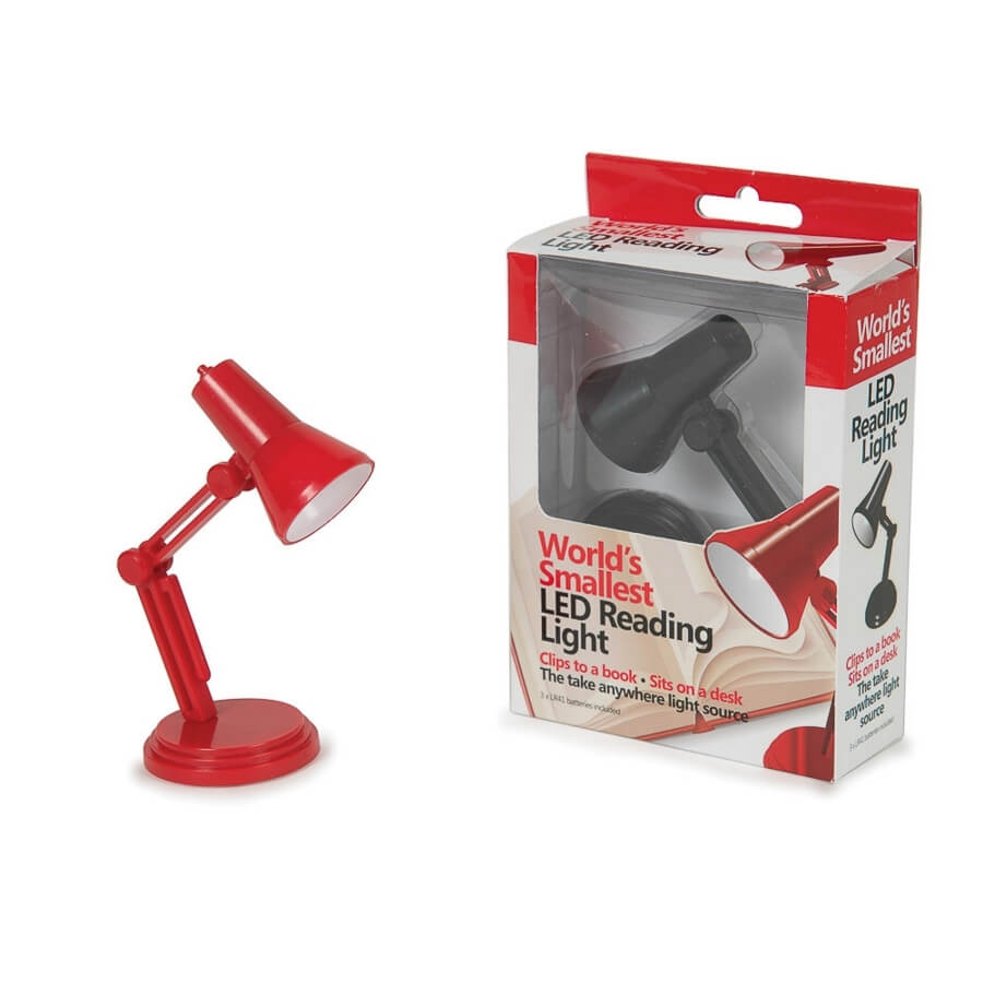 World's Smallest Reading Light (Red or Black)