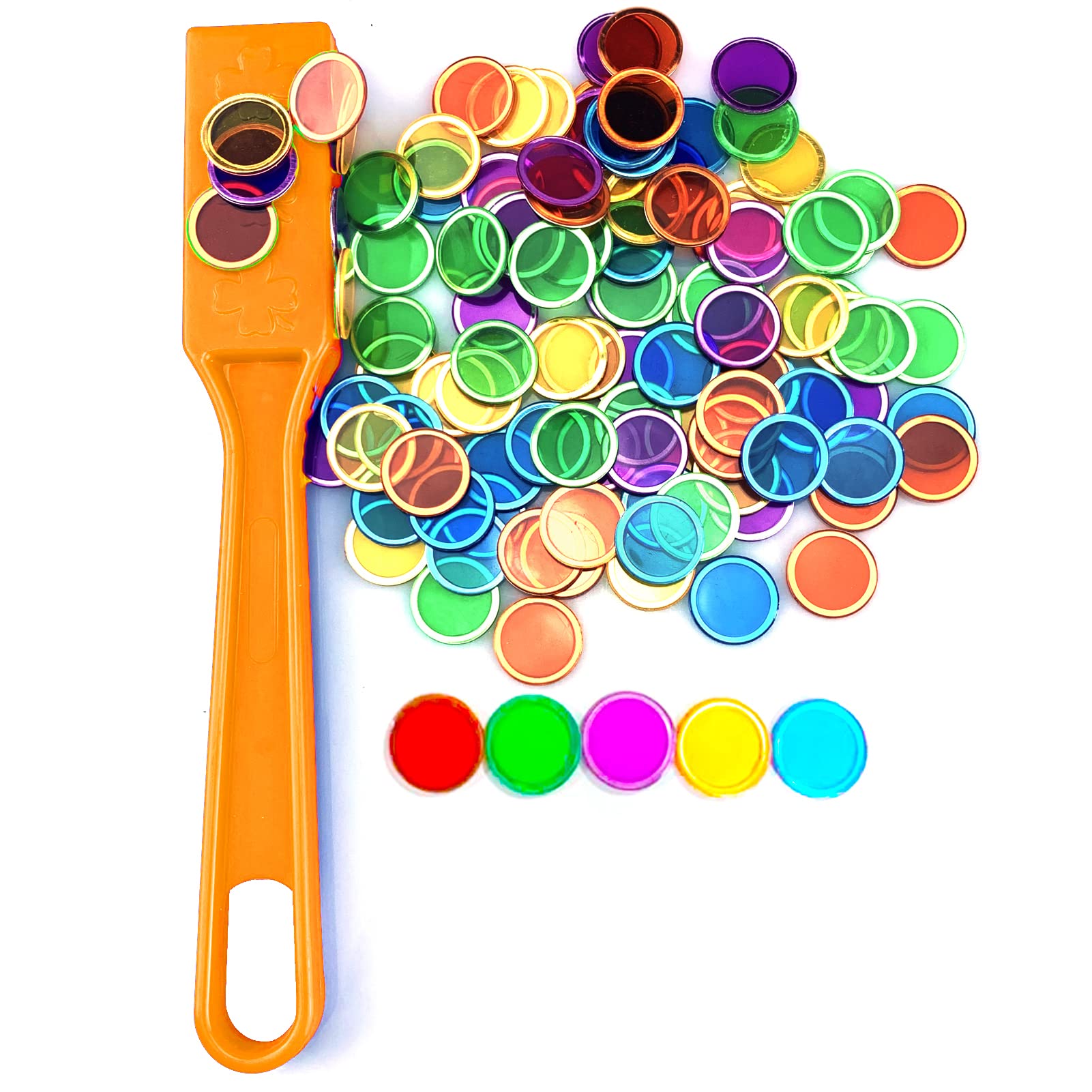 2 x Magnetic wands and coloured chips set