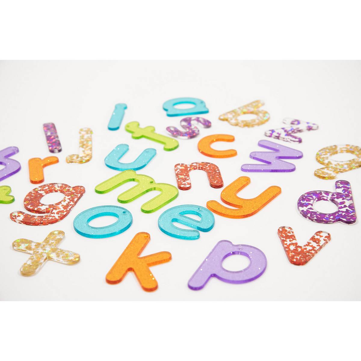 Rainbow Glitter Letters ? Pack of 26