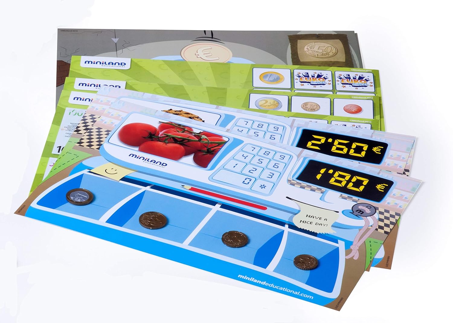 Miniland Euro Money Shopping Game