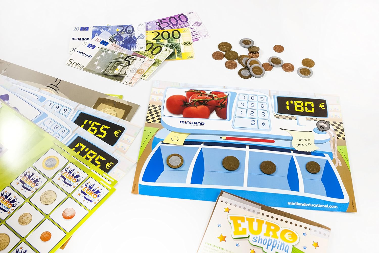 Miniland Euro Money Shopping Game