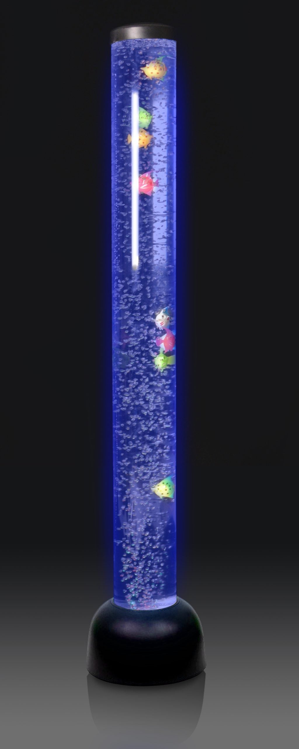 Playlearn Bubble Tube - Black with fish