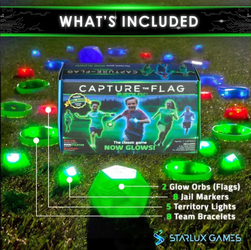 CAPTURE THE FLAG REDUX  A GLOW-IN-THE-DARK OUTDOOR GAME