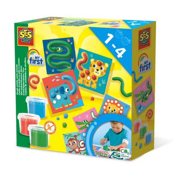 My First  Dough Activity Cards Animals