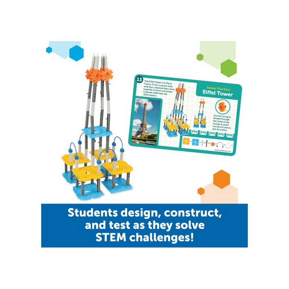Learning Resources- Cubes de Construction MathLink-Explorateurs STEM Learning Resources- Cubes de Construction MathLink-Explorateurs STEM