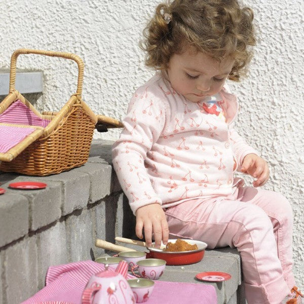 Tin Tea Set - Ladybug