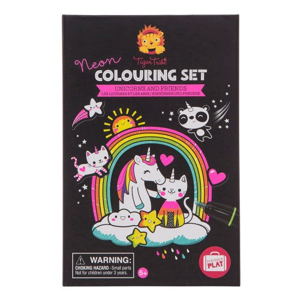 Colouring Set  Unicorn and Friend