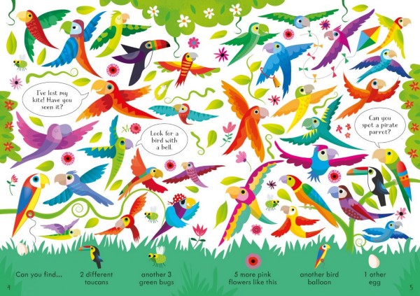 Look and Find Puzzles On the Animals