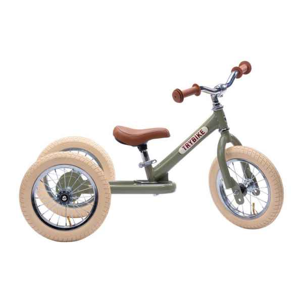 Trybike 2-in-1 Bike  Vintage Green
