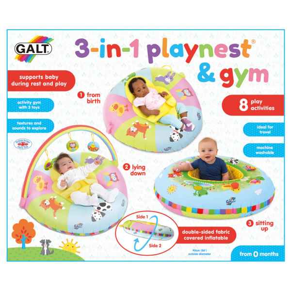 3-in-1 Playnest & Gym