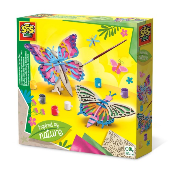 Decorate Wooden Butterflies  Inspired by Nature