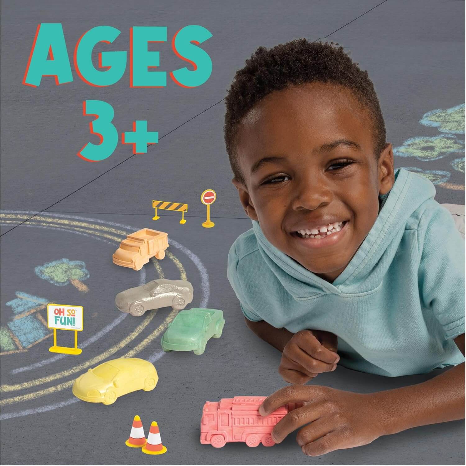 Oh So Fun! Cars and Trucks  Chalk Set