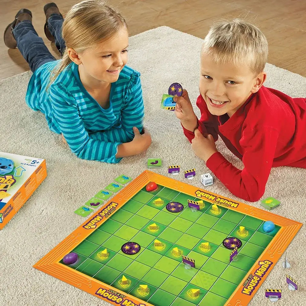 Code  & Go?  Robot Mouse Mania Board Game