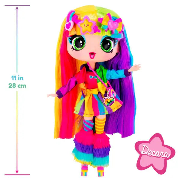 Decora Girlz Sticker n Style 11? Collectable Fashion Doll  Decora