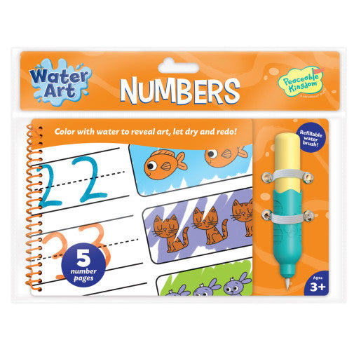 Water Art Book: Numbers