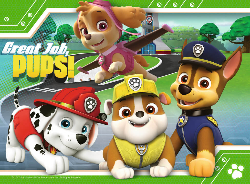 Ravensburger Paw Patrol 4 in a Box (12, 16, 20, 24pc) Jigsaw Puzzles