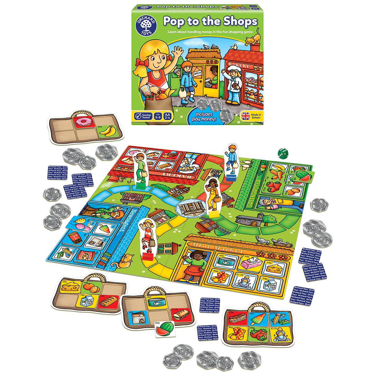 Pop to the Shops Euro Edition Orchard Toys