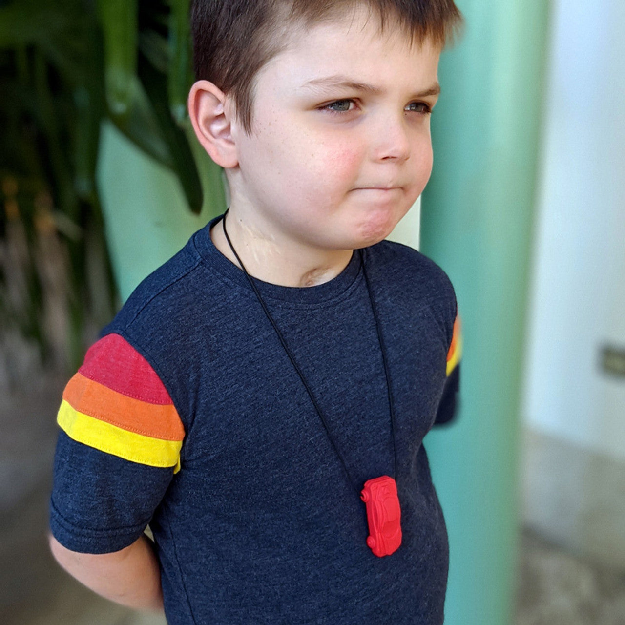ARKs Race Car Chew Necklace