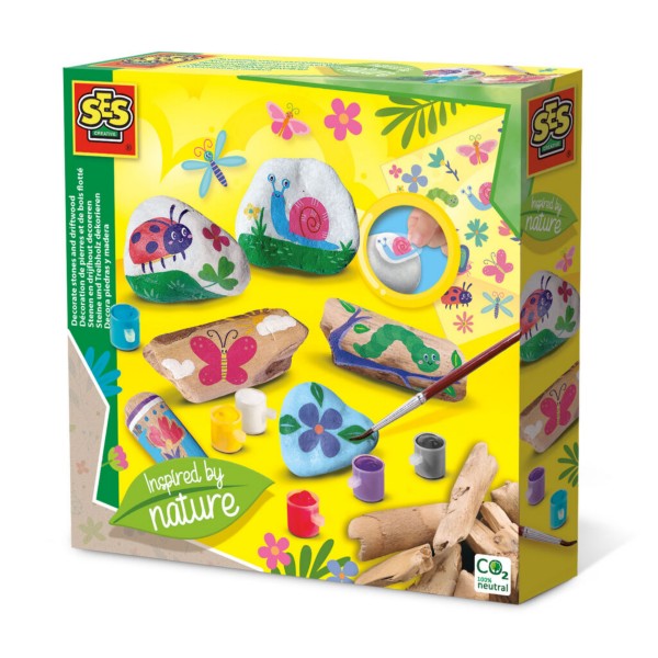 Decorate Stones and Driftwood  Inspired by Nature