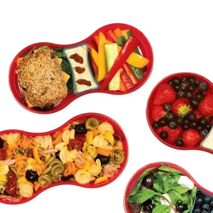 TUM TUM  Lunch Set With Dipping Pot Separator