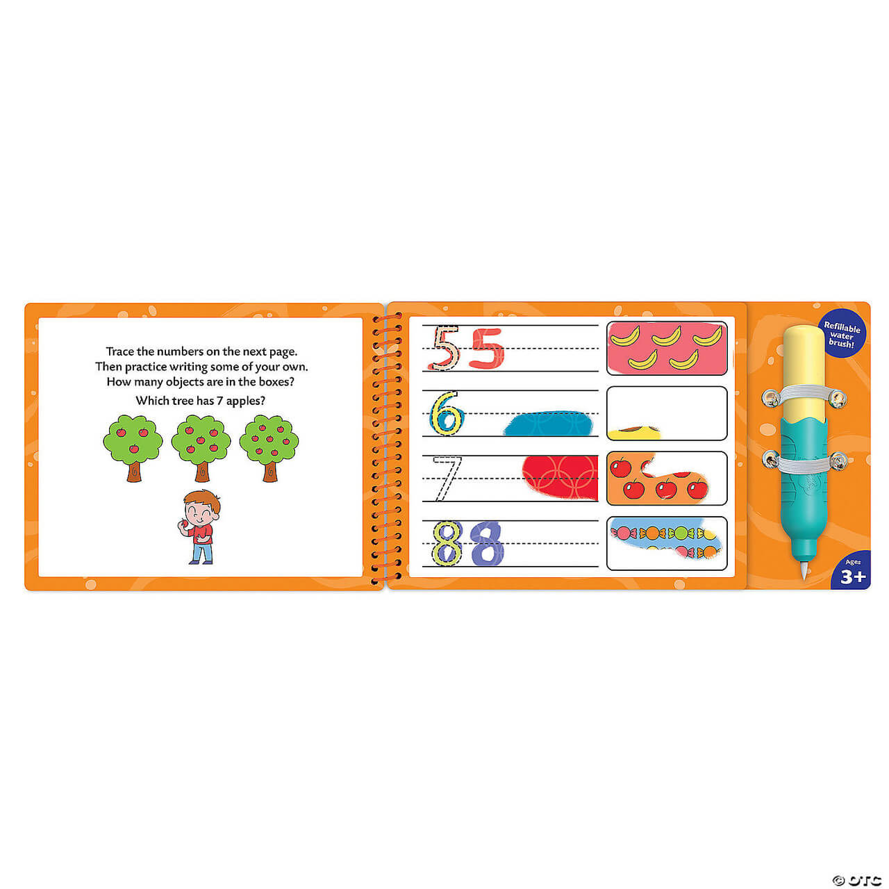 Water Art Book: Numbers