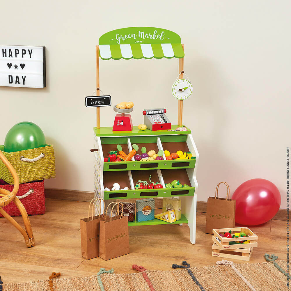 Green Market Grocery Wooden