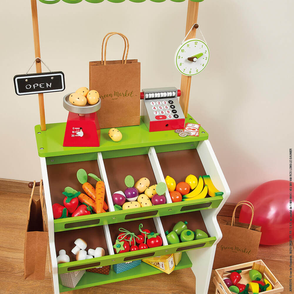 Green Market Grocery Wooden