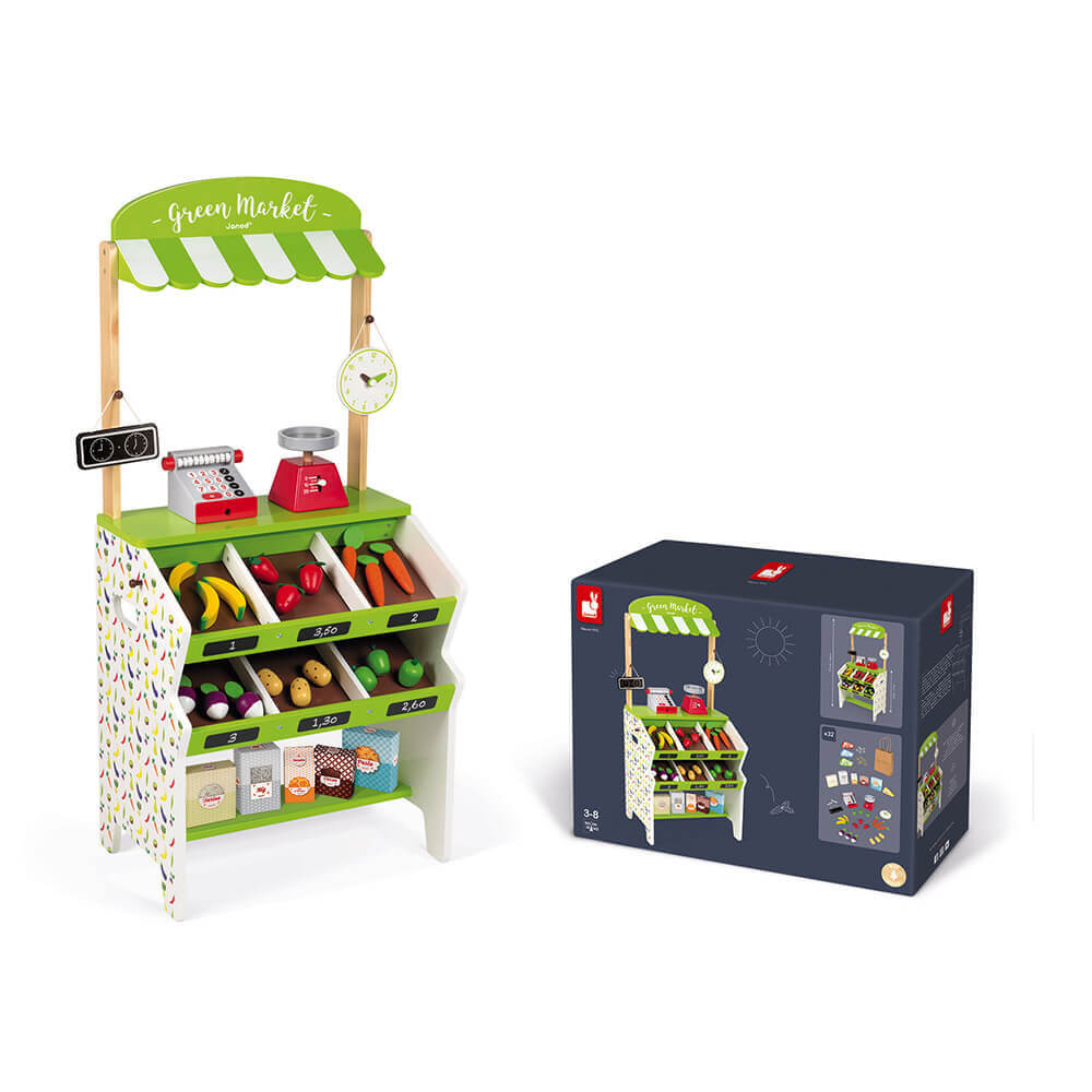 Green Market Grocery Wooden